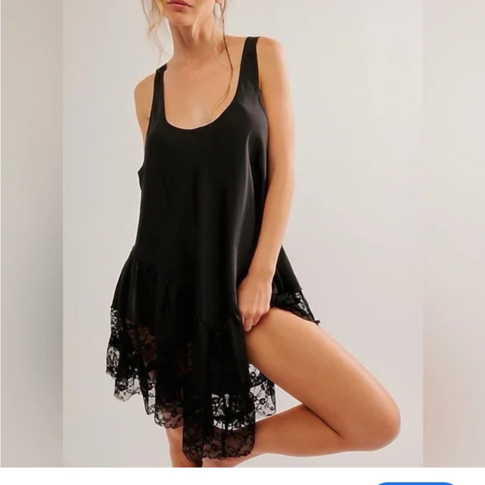 Free people mini slip. Never worn. Size small